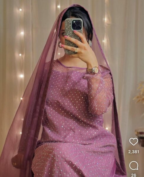 Pure soft organza shirt 3 pc,10 colours available dc free