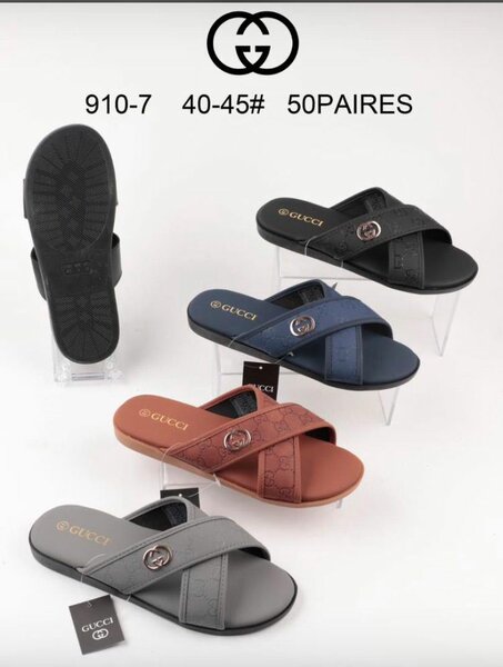 Sandales en cuir pour homme