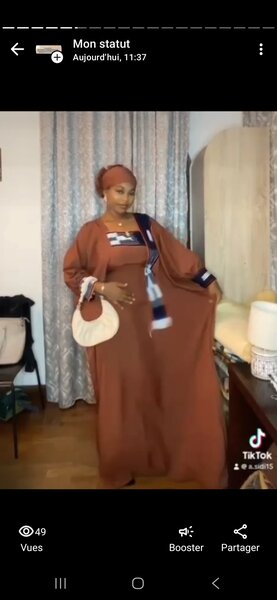 Robe Caftan Élégante Femme