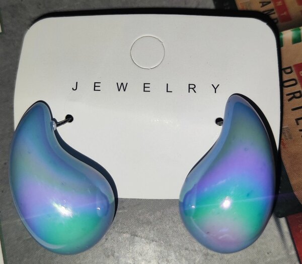 Boucles d'Oreilles Irisées