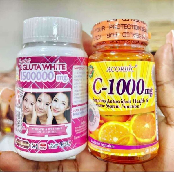 Gluta and vitamin C