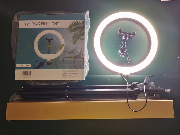 Lampe anneau LED 12''