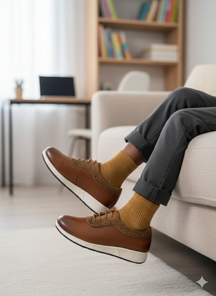 Chaussures en cuir confortables