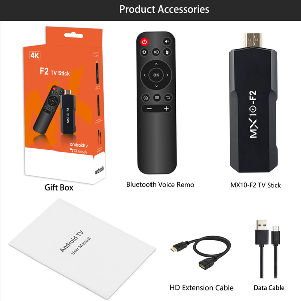 MX10-F2 TV Stick Android 11.0