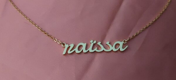 Collier prénom personnalisé