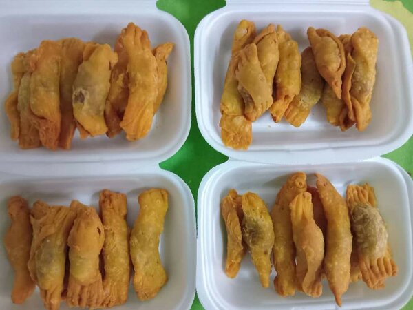 Snacks frits croustillants