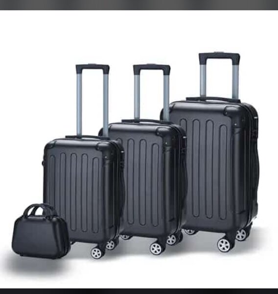 Anticrack Suitcase/Traveling Bag 4 set
