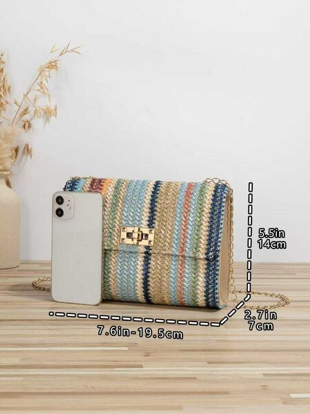 Sac bandoulière texturé chic