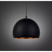 Black Ball Rolling Pendant Light