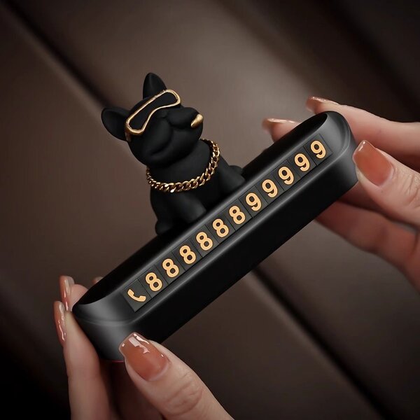 Номер для авто с Бульдогом