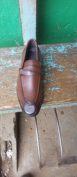 Chaussure mocassin homme marron