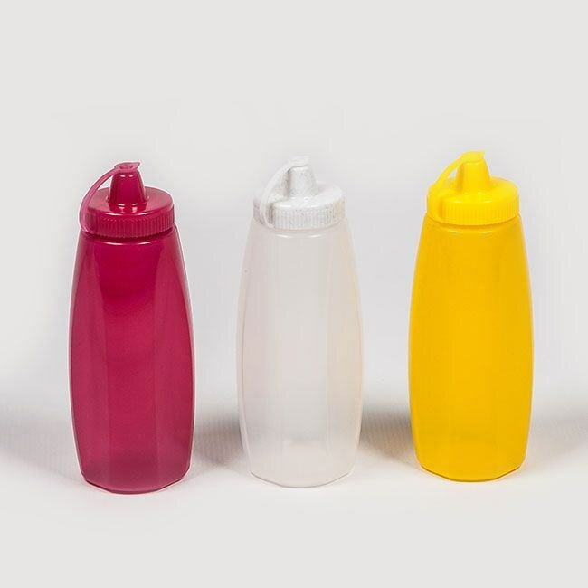 Bouteilles Squeeze Sauce Plastique