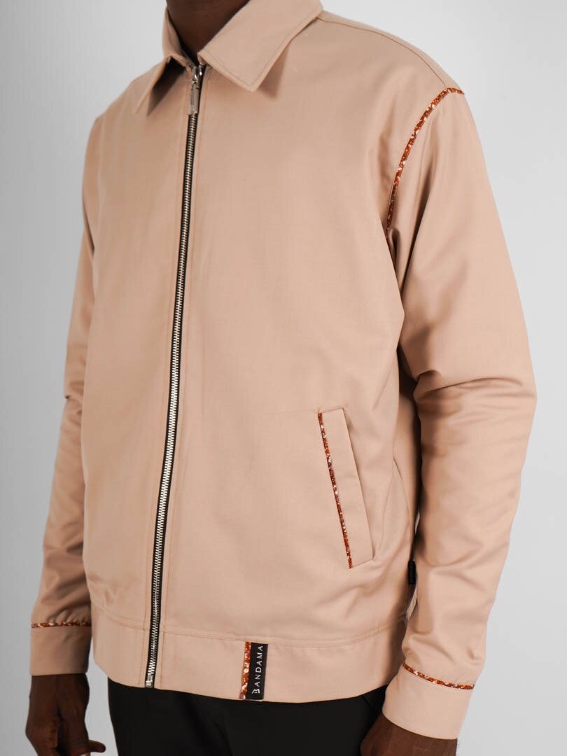 Veste beige Homme