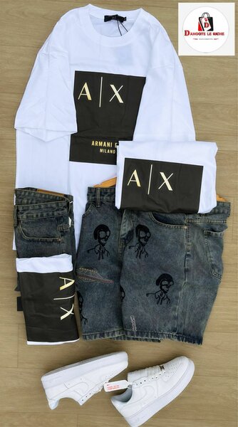T-shirt Armani Exchange Blanc