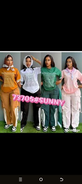 Tenue décontractée colorée