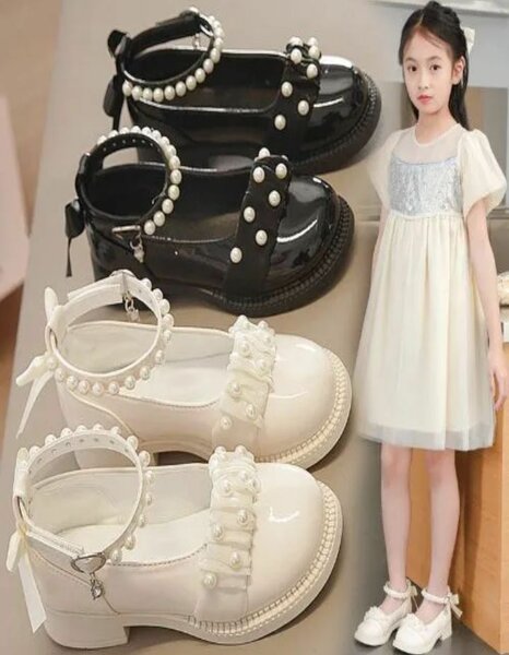 Sandales pour filles avec perles