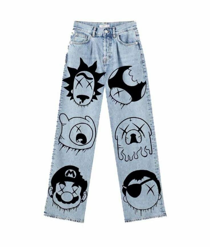 Jeans personnalisés tendance