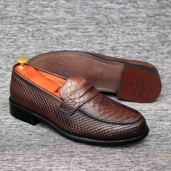 Mocassins en cuir élégants