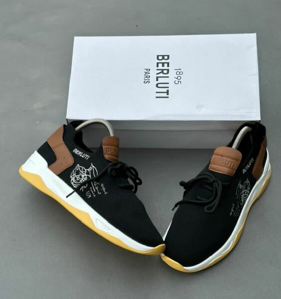 Chaussures Homme Berluti Cuir Marron