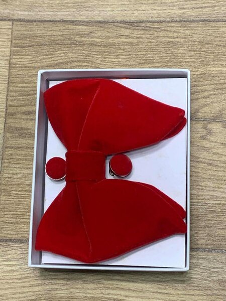 Ensemble Nœud Papillon en Velours