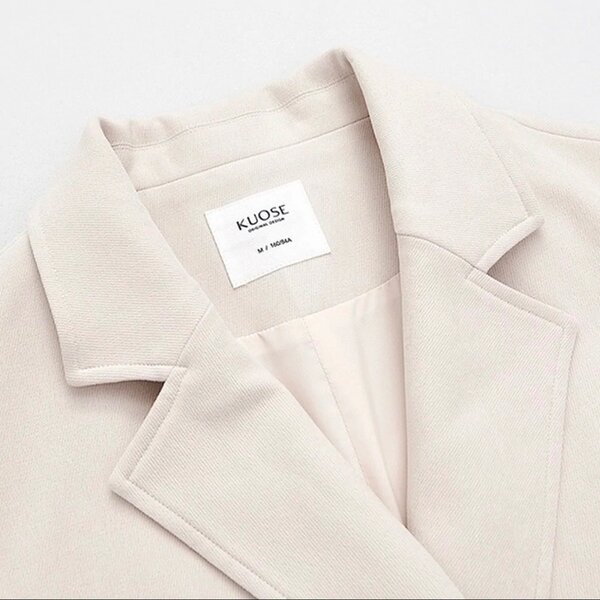 S-M, новое легкое пальто молочного цвета