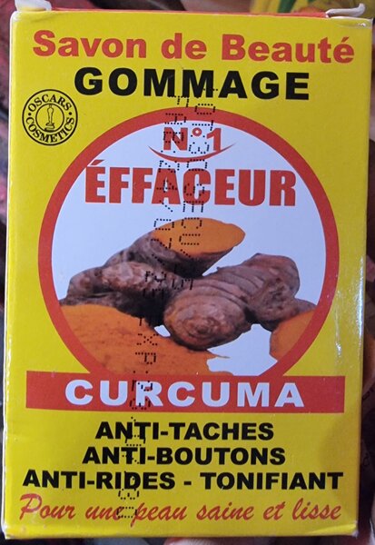 Savon noir effaceur au Curcuma