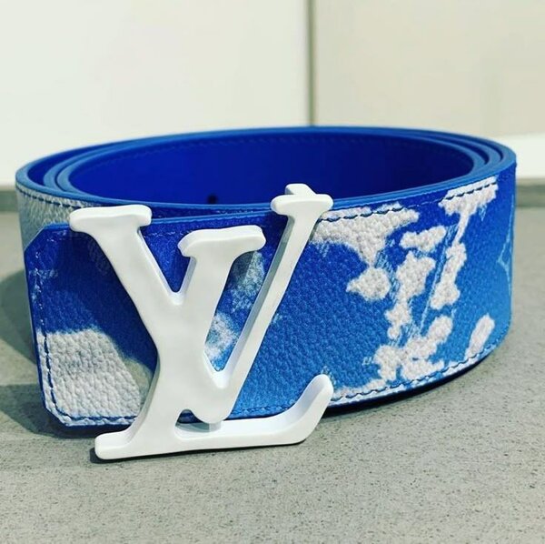 Ceinture Louis Vuitton Bleu
