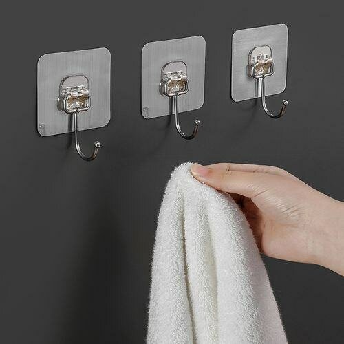 5 Gros crochets mural collant