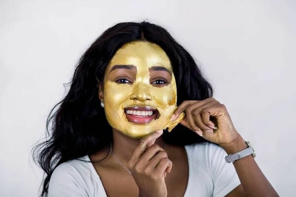 24k gold face mask