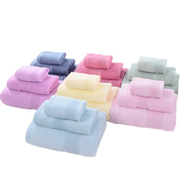 Serviettes douces multicolores