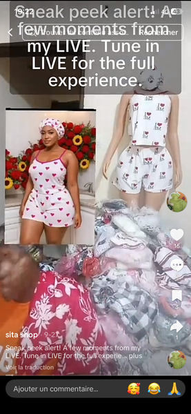 Pyjama Cœur Femme Confort