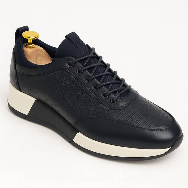 Baskets en cuir pour hommes