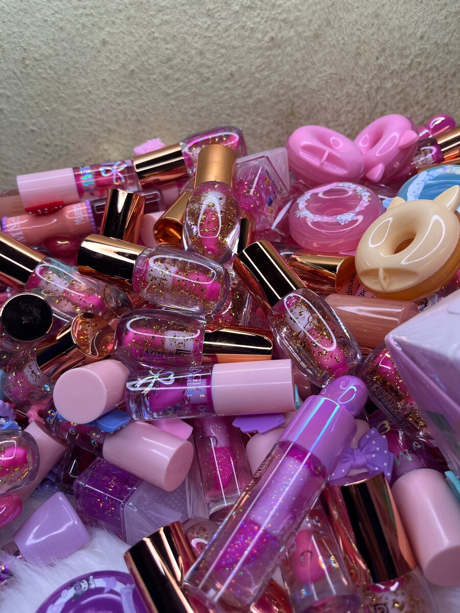 Ensemble d'Huiles à Lèvres Fruitées