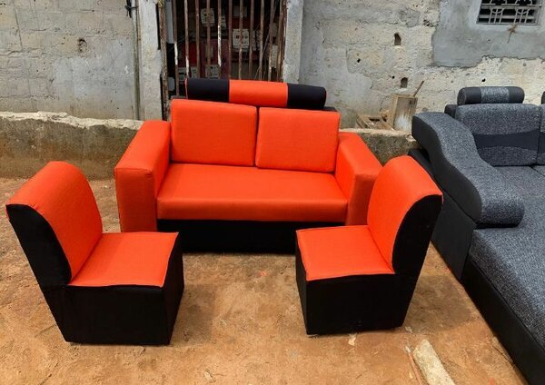 Ensemble Canapé Moderne Orange