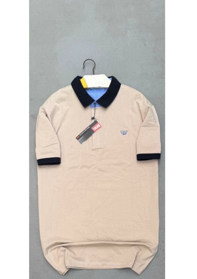 Polo homme manches contrastées