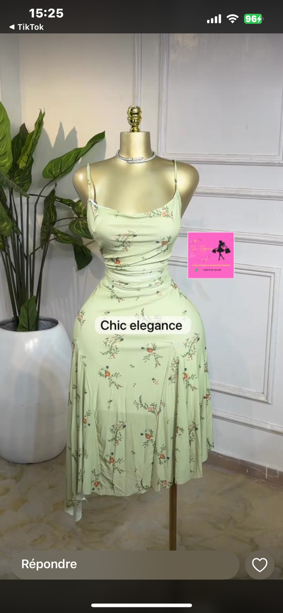 Robe élégante femme soirée