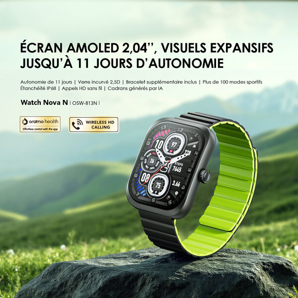 Montre Connectée Nova N AMOLED