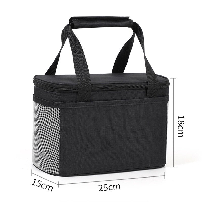 Portable insulated lunch bag