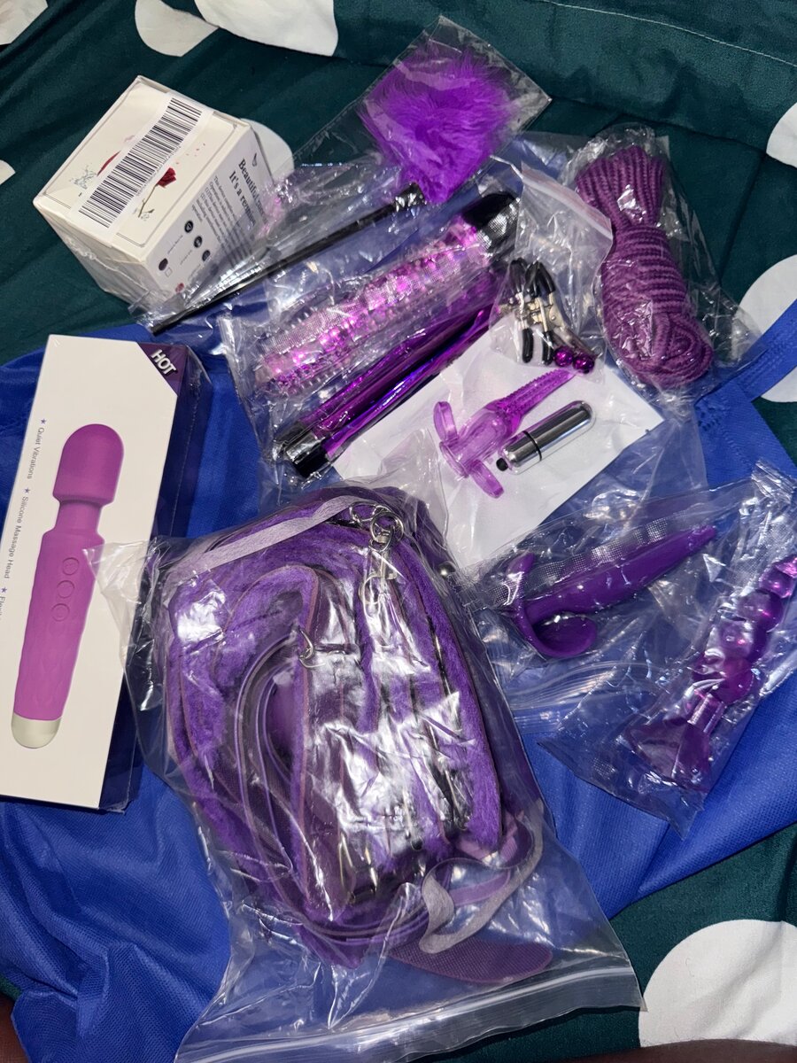 Kit BDSM Violet 15 Pièces