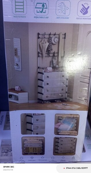 Commode avec étagère