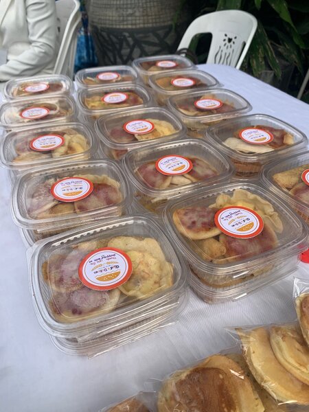 Mini fours en boîte