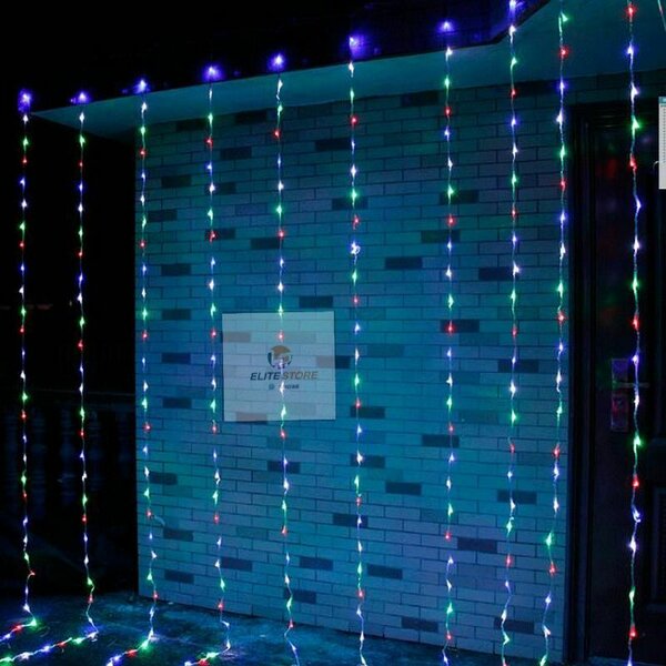 Rideaux et filets lumineux