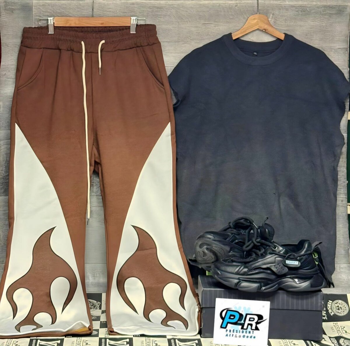 Ensemble pantalon gro bas T-sh