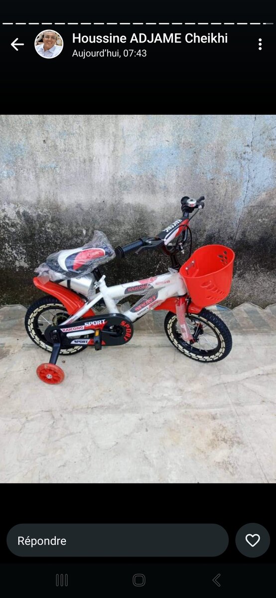 VÉLO Des Enfants 2ans à 7ans