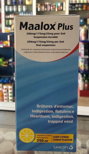MAALOX PLUS SUSPENSION 250mL