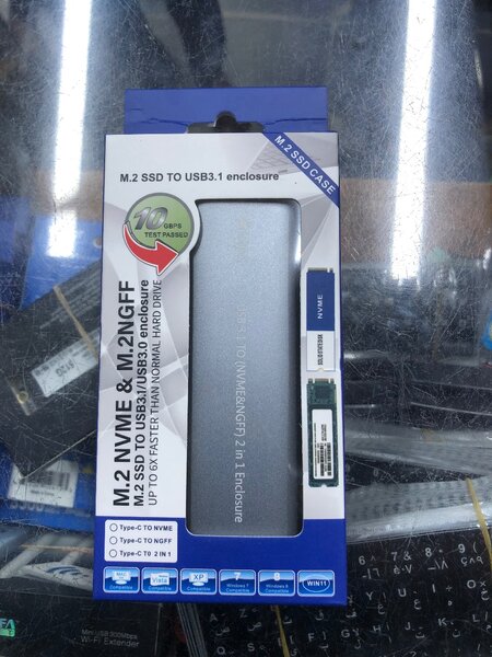 Boîtier Disque Dur M.2 NVME USB 3.1