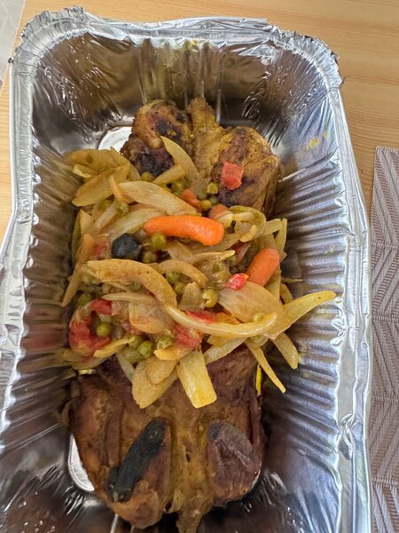 Caille rôti aux légumes