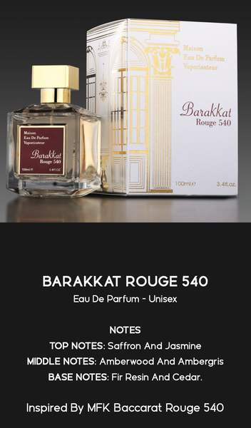 Parfum Barakkat Rouge 540 Unisexe