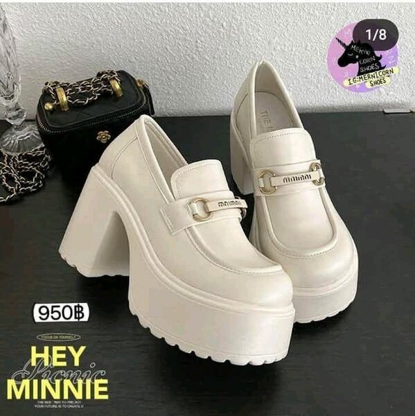 Mocassins à talon femme