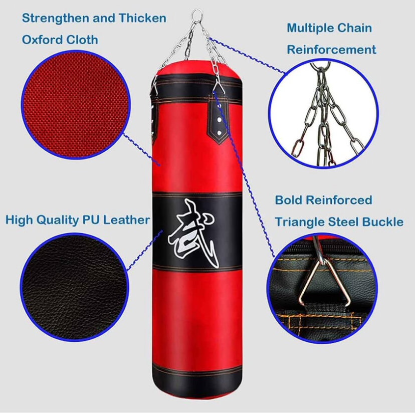 Gants Boxe Enfant Punching Ball avec Chaîne